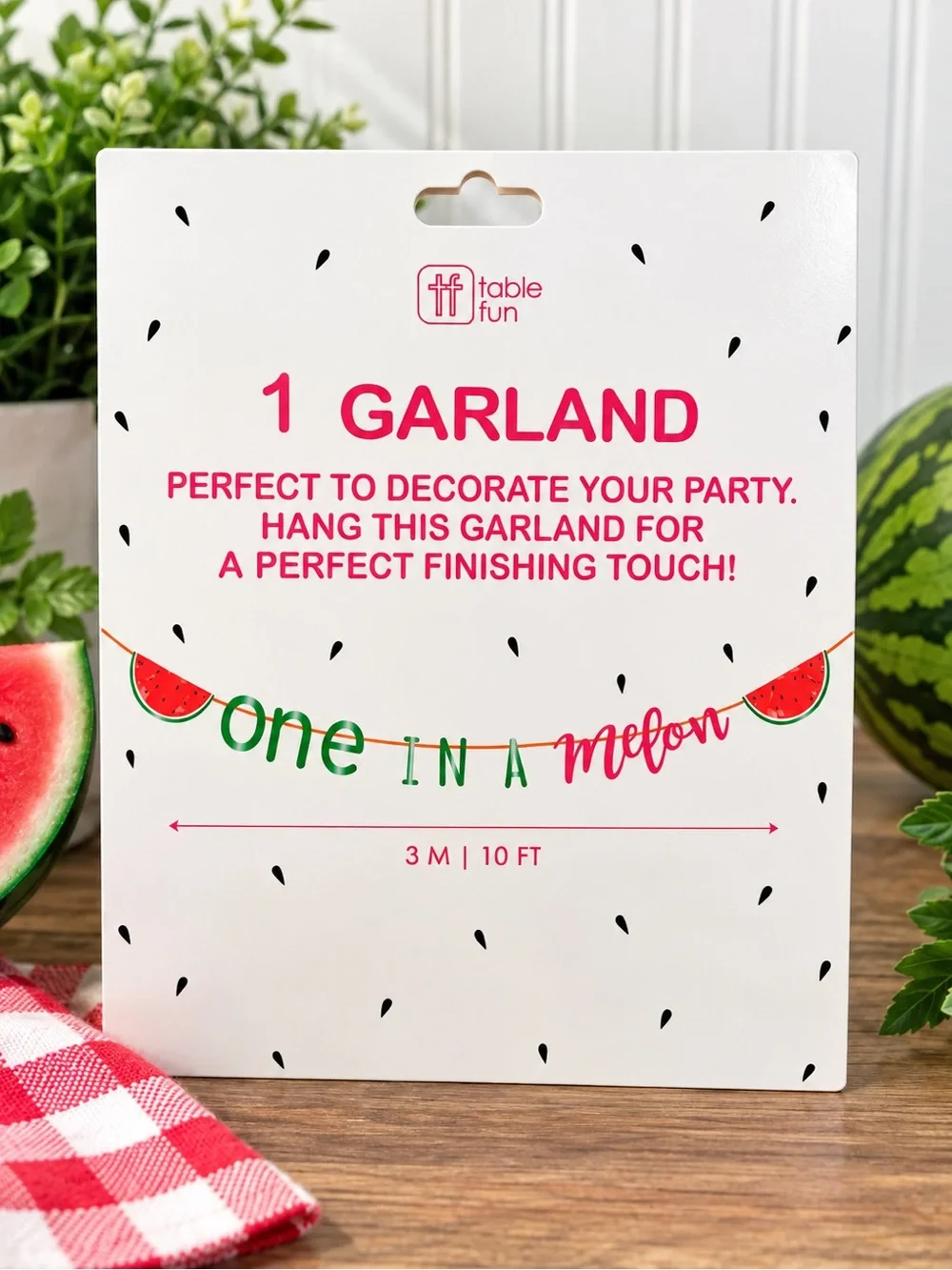 🍉 One In A Melon Watermelon Garland 🍉
